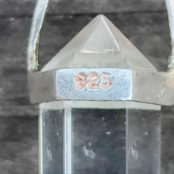 Sterling Silver Quartz Pendant - Picture 6 of 7